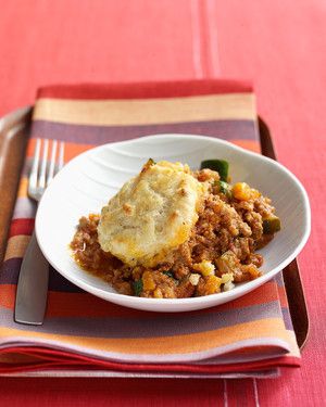 Bolognese Pie with Biscuit Topping_image